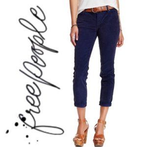 Free People Corduroy Skinny Crop Jeans NWT Size 28